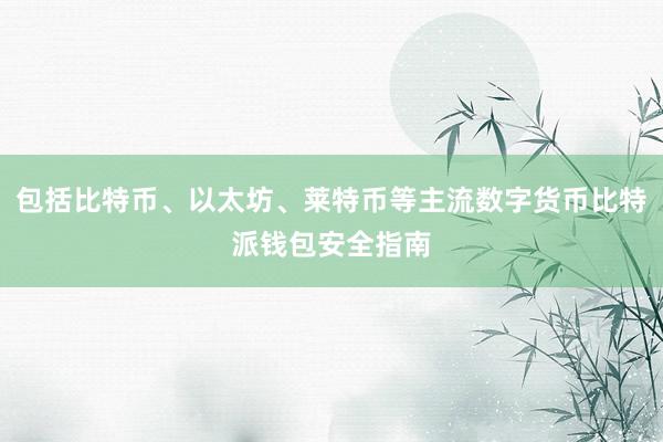 包括比特币、以太坊、莱特币等主流数字货币比特派钱包安全指南