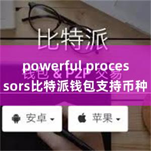 powerful processors比特派钱包支持币种